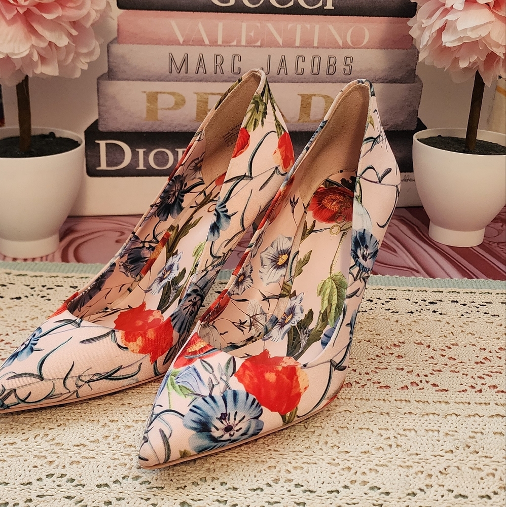 Aldo Floral Heels - Multicolor